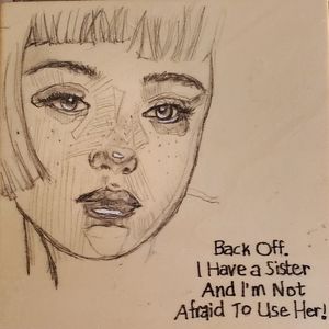 Hand-painted Irene Morgan Wood Tiles,  5 x 5 inches